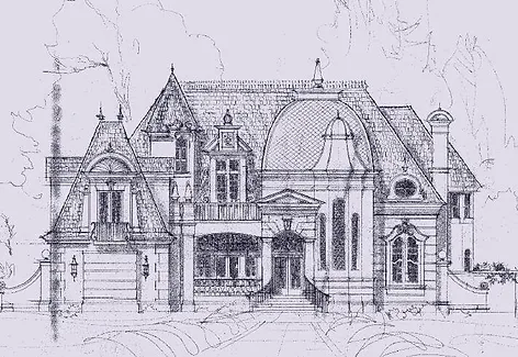 English Tudor mansion in Orlando, Florida by John Henry Architect